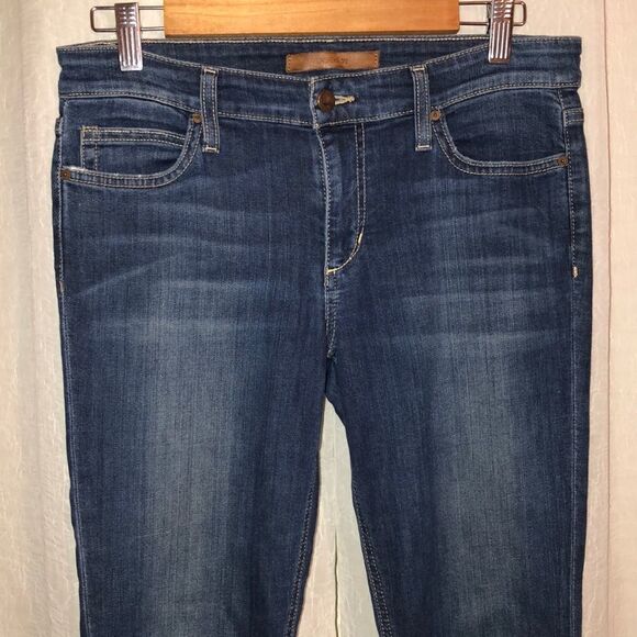 joe’s 29x32 Inseam Blue Lindz Straight Distressed Pockets Designer Jeans - Picture 3 of 16